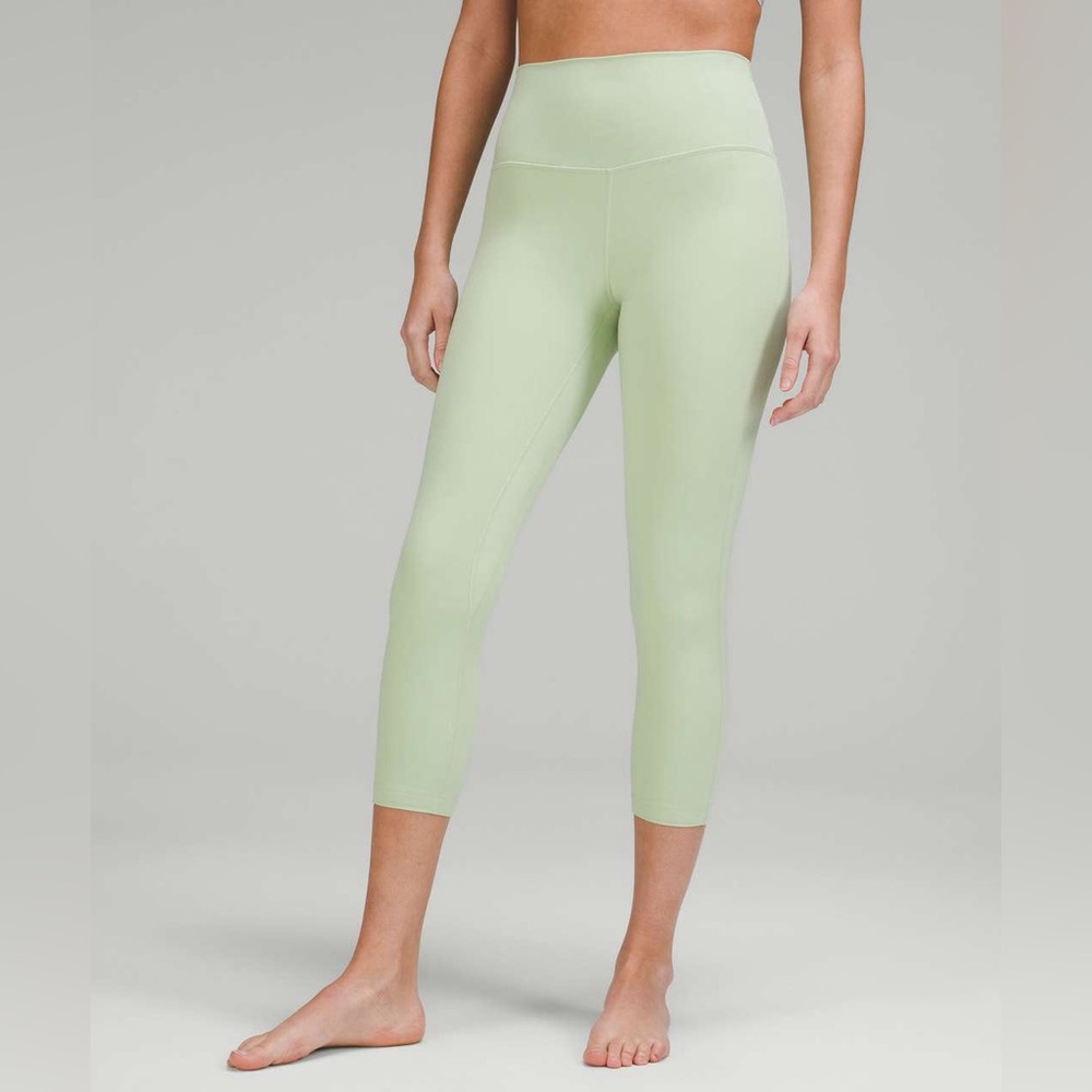 Lululemon Align High-Rise Crop 23" in Creamy Mint
